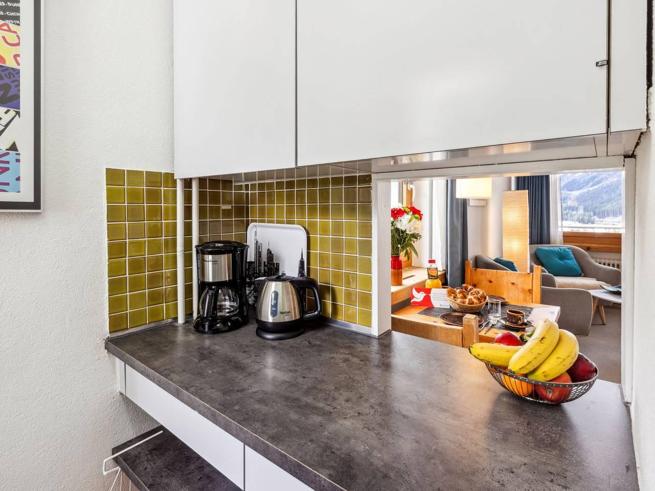 Vakantieappartement met sauna en binnenzwembad in Flüelapass, Davos, Zwitserland voor 2 personen foto 4