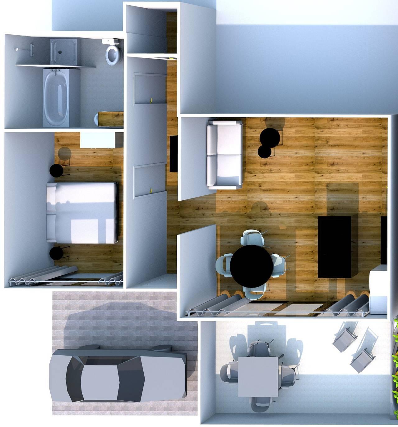 Vakantiewoning "Videre Lodge Wasserfall" met bergzicht, wifi & in Gargazon, Sarntaler Alpen, Italië voor 4 personen foto 21