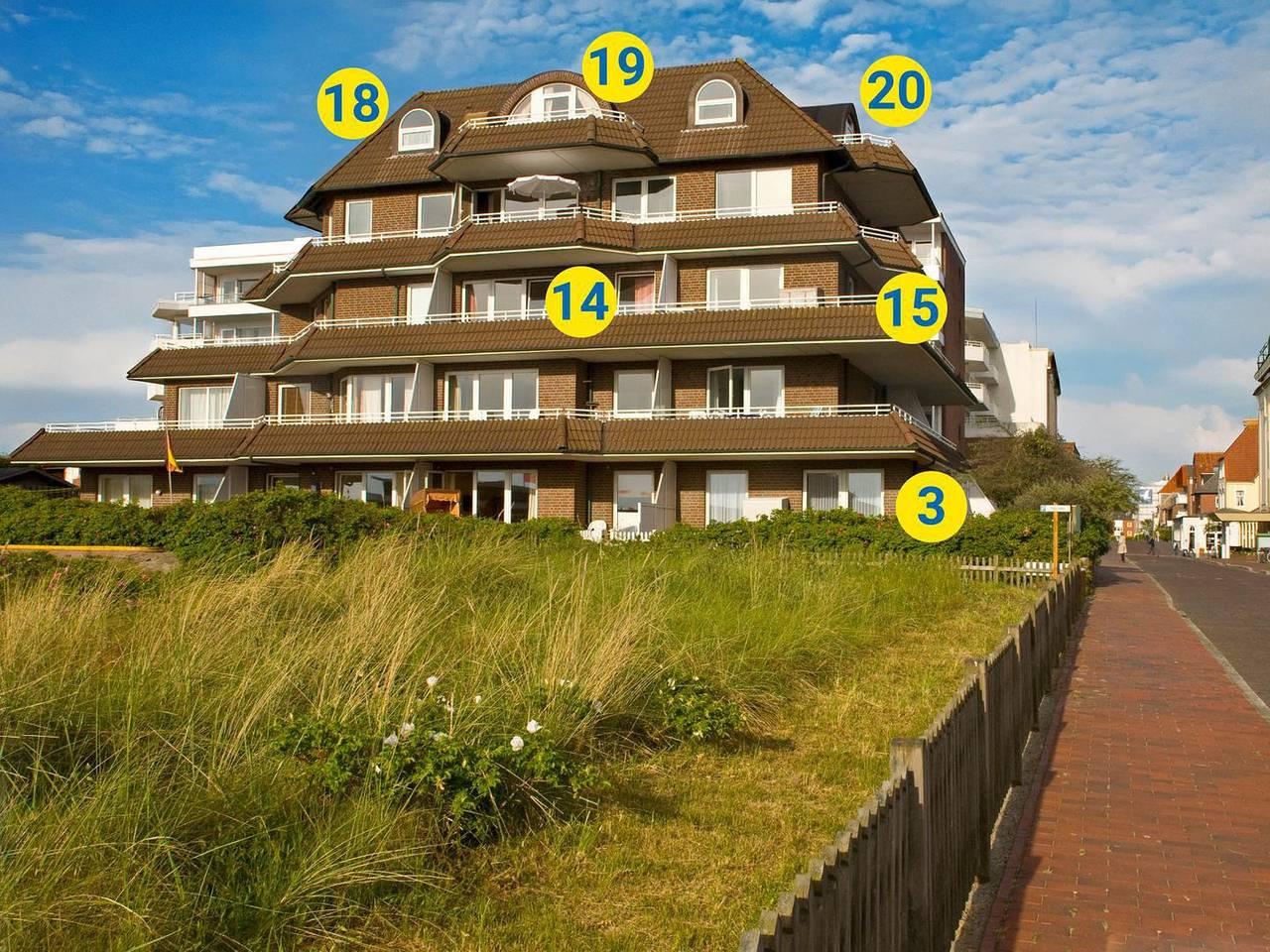 Vakantieappartement met 1 slaapkamer en terras in Wangerooge, Duitsland voor 2 personen foto 20