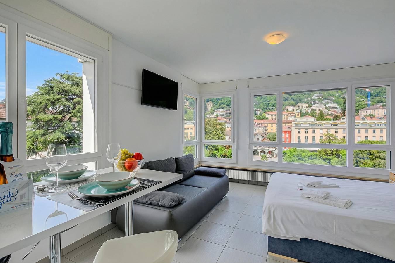 Vakantieappartement in Locarno, Zwitserland voor 3 personen