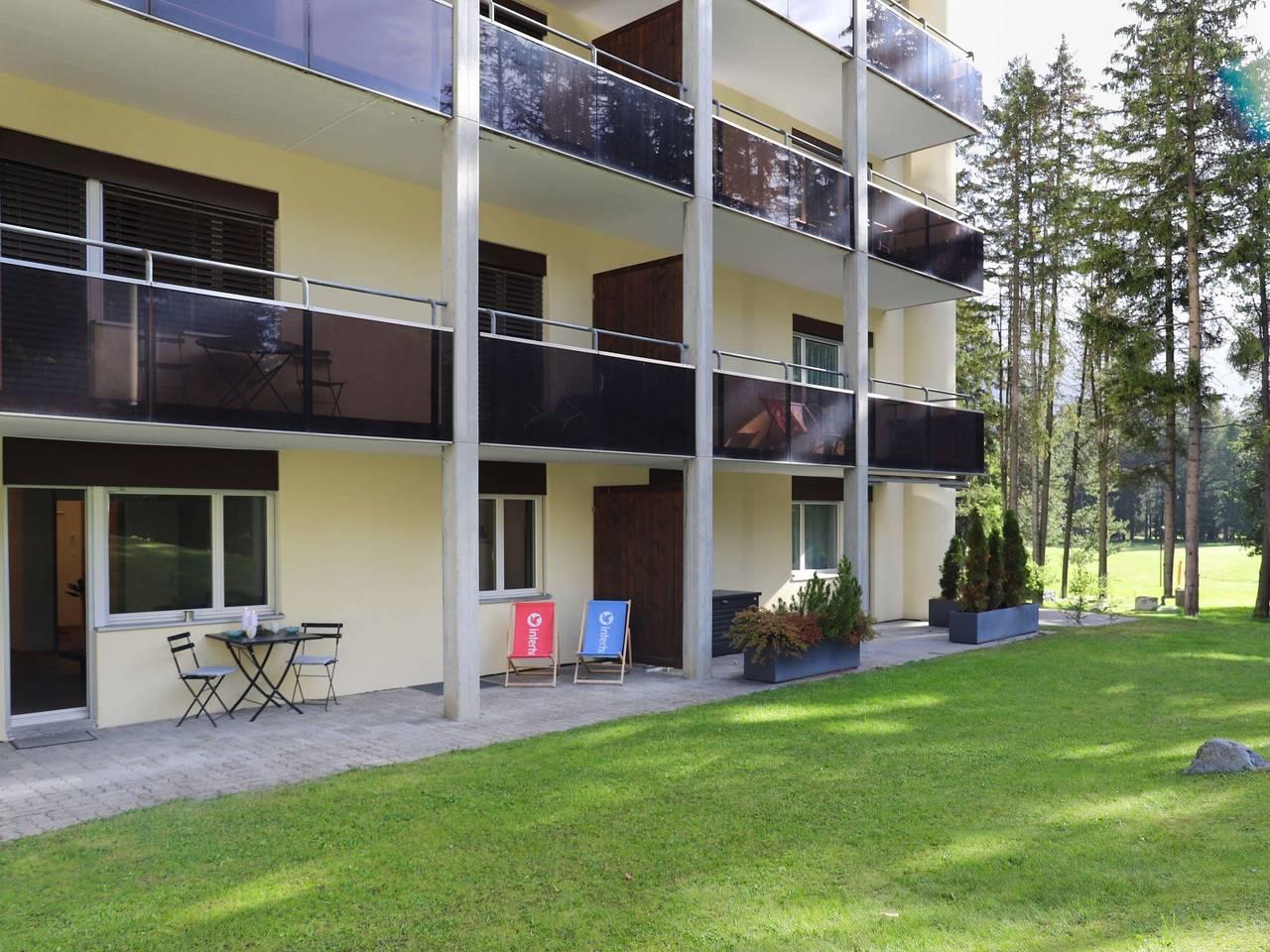 Allod Park Haus C met 1 slaapkamer en binnenzwembad in Davos Platz 1, Davos, Zwitserland voor 5 personen foto 15