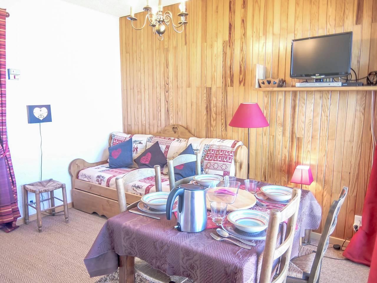 Vakantieappartement met 1 slaapkamer en balkon in La Toussuire, Fontcouverte-la Toussuire, Frankrijk voor 4 personen foto 9
