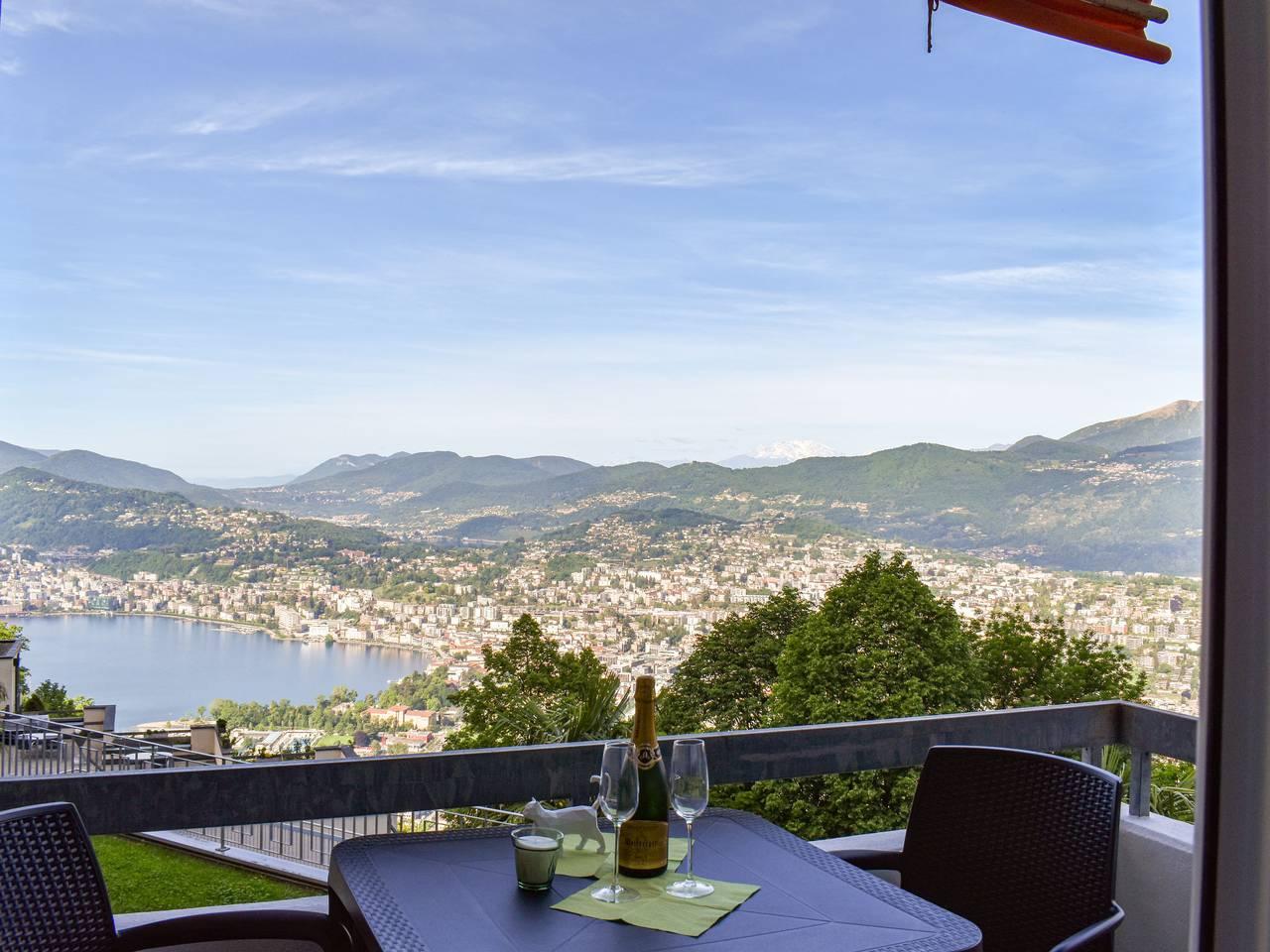 Vakantieappartement in Lugano, Zwitserland voor 2 personen