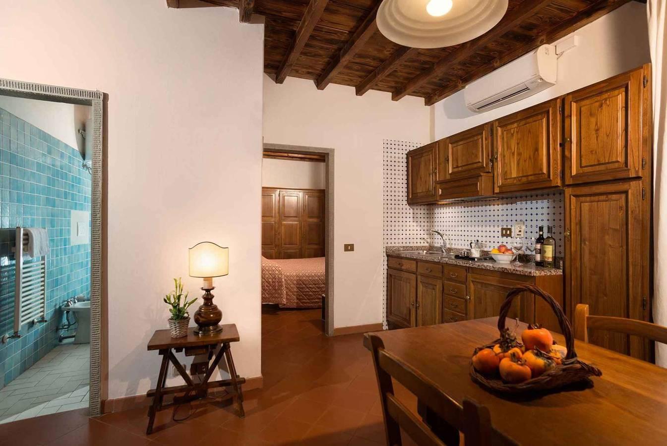 Vakantieappartement met airconditioning en buitenzwembad in Chianti, Italië voor 4 personen foto 19