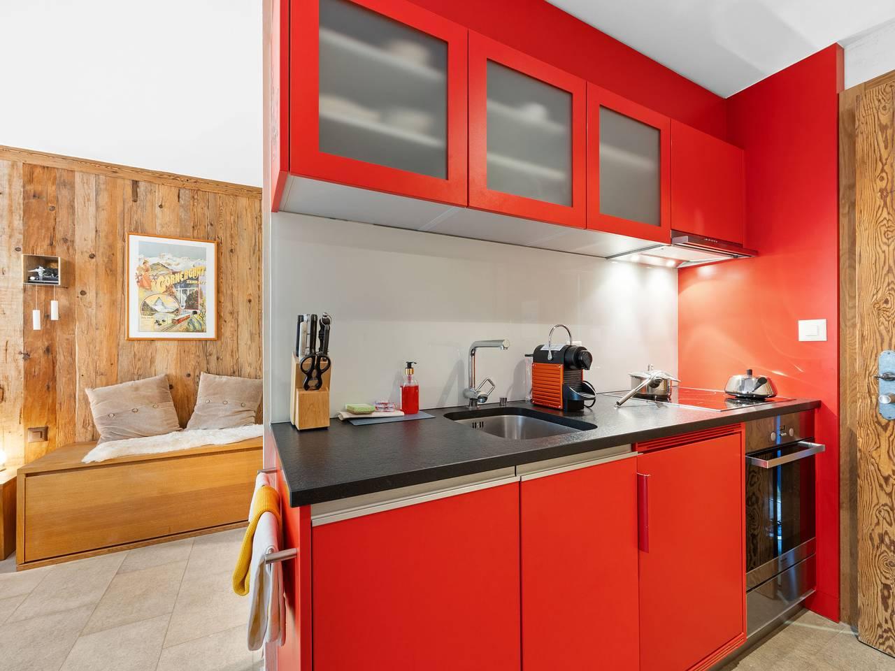 Vakantieappartement met sauna en 1 slaapkamer en terras in Zermatt, Walliser Alpen, Zwitserland voor 2 personen foto 5