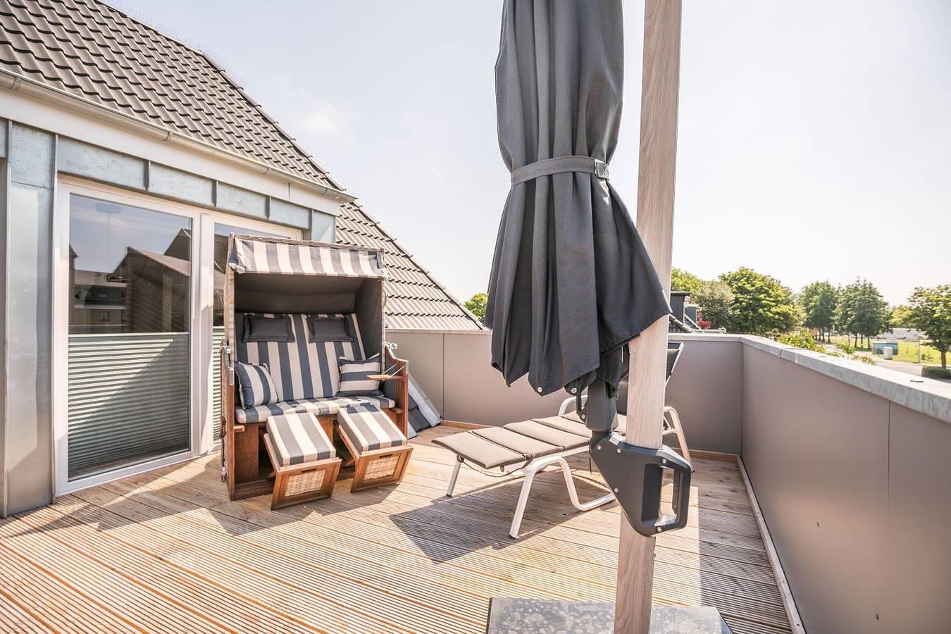 Vakantieappartement met 2 slaapkamers en balkon in Büsum, Dithmarschen, Duitsland voor 2 personen foto 22