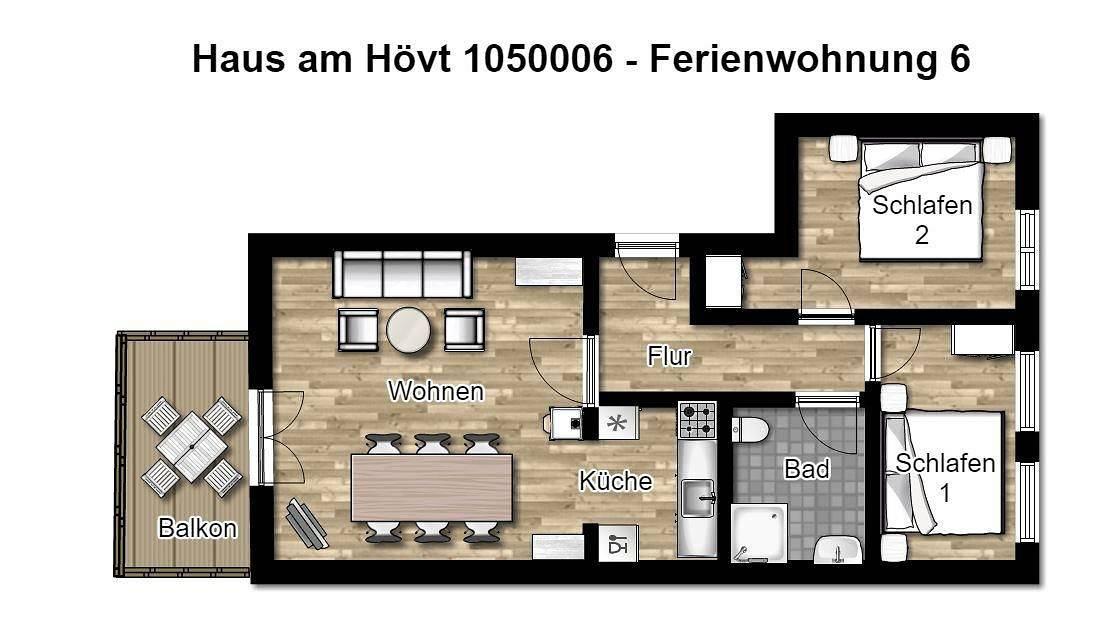 Erlebe unvergessliche Tage im Haus am Hövt mit Meerblick! in Göhren, Rügen, Duitsland voor 4 personen foto 23