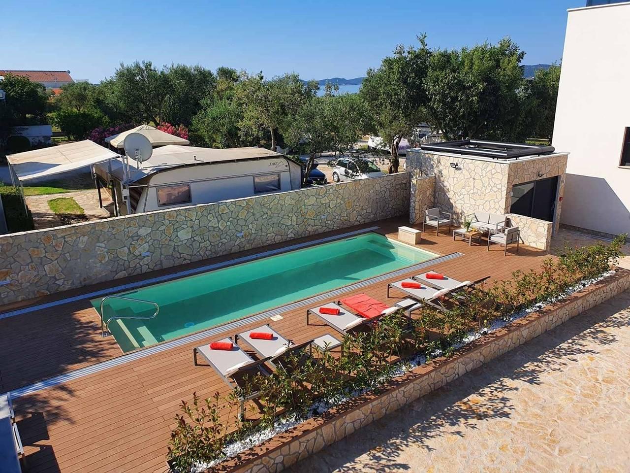 Vakantieappartement met balkon/terras in Zadar, Kroatië voor 4 personen foto 23
