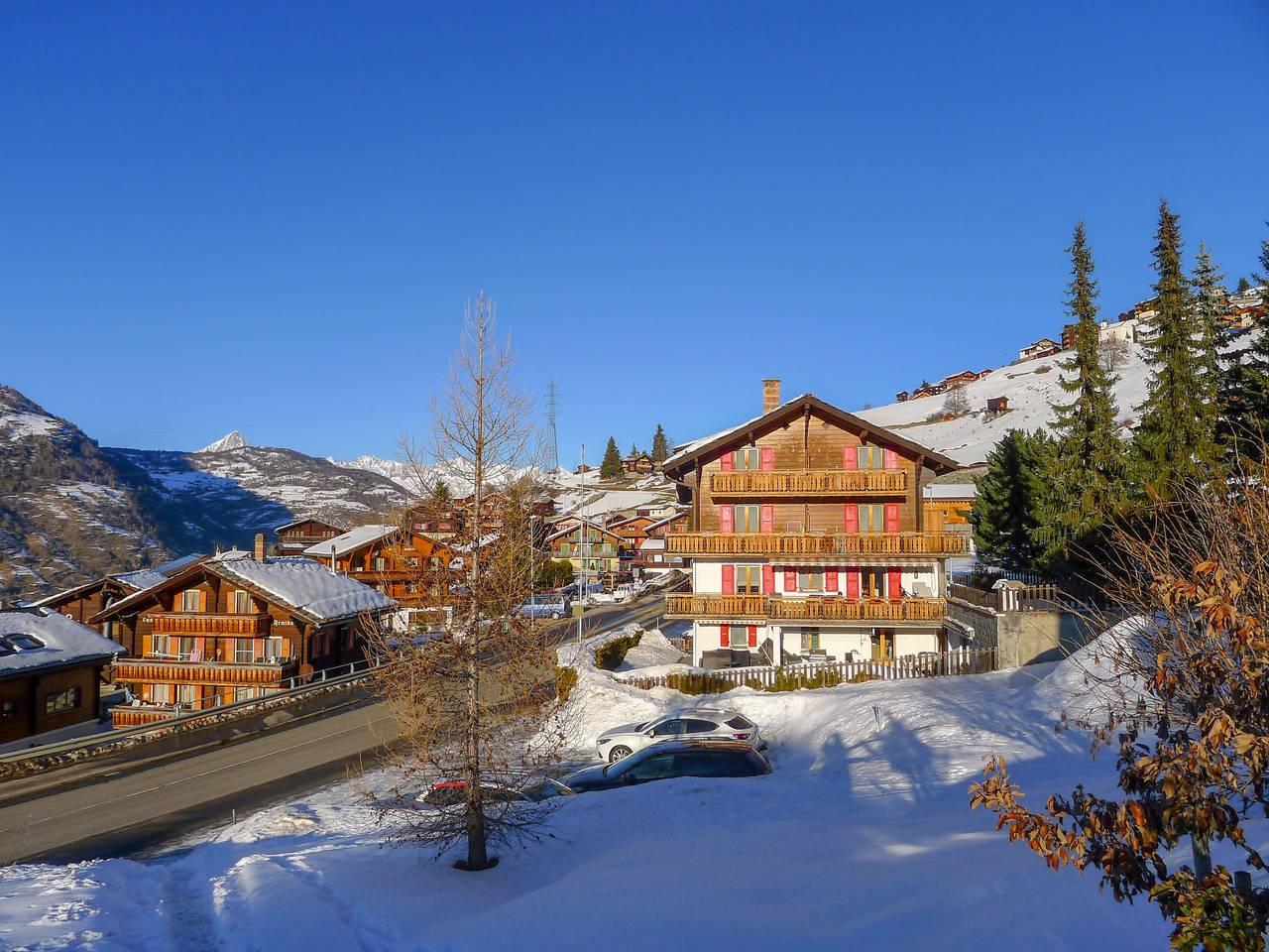 Bergfink Dachgeschoss in Grächen, Walliser Alpen, Zwitserland voor 6 personen foto 19