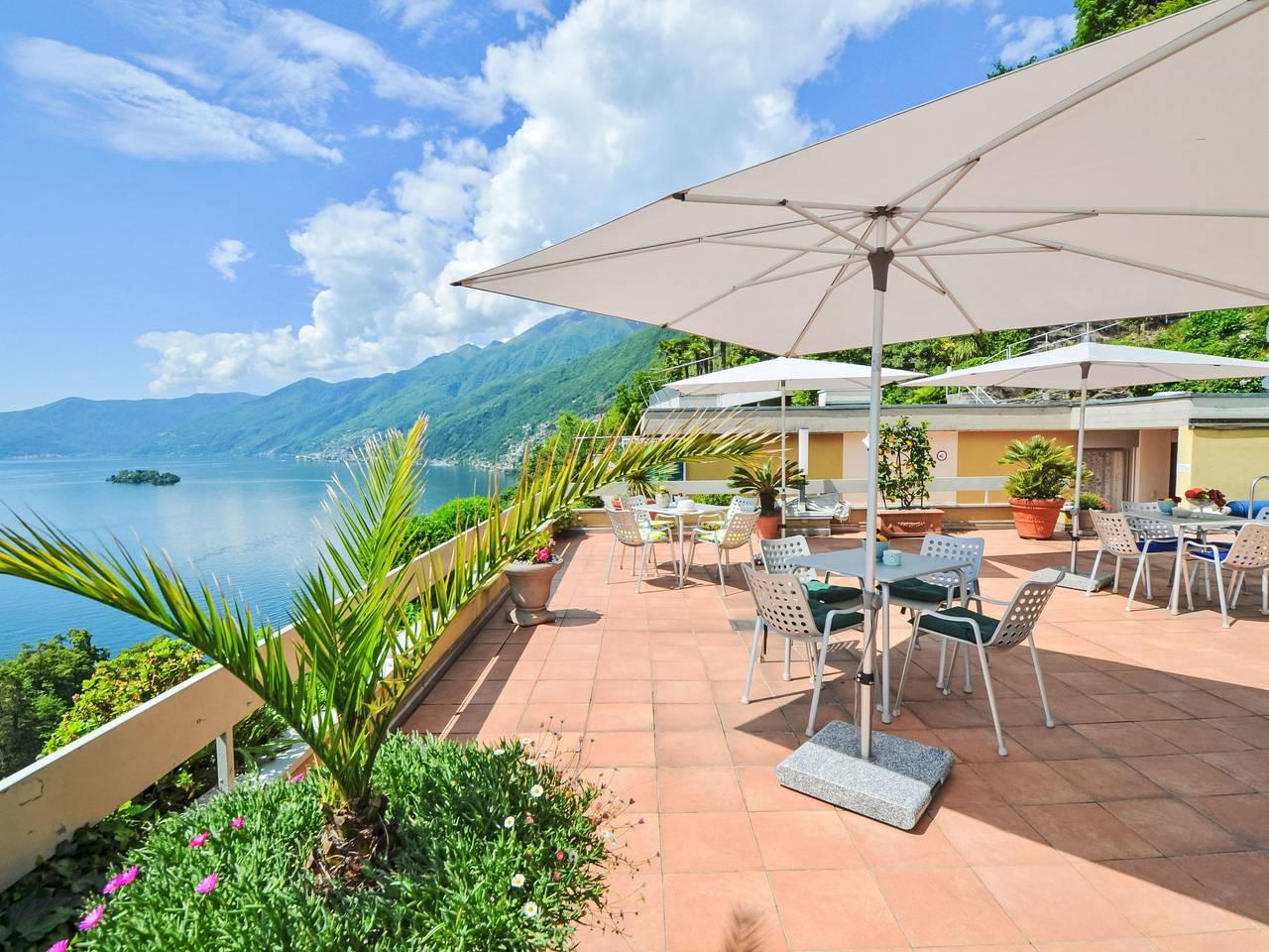 Lakeview App 501 in Ascona, Ticino Alpen en Verbano, Zwitserland voor 2 personen foto 22