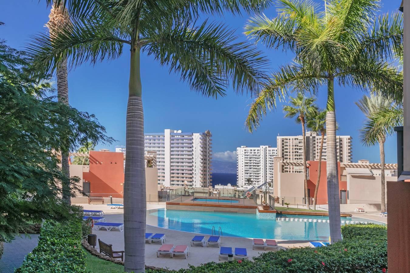 Appartement 'Paradise Beach Bay' met gedeeld zwembad, wifi in Playa Paraíso, Adeje, Spanje voor 4 personen foto 22