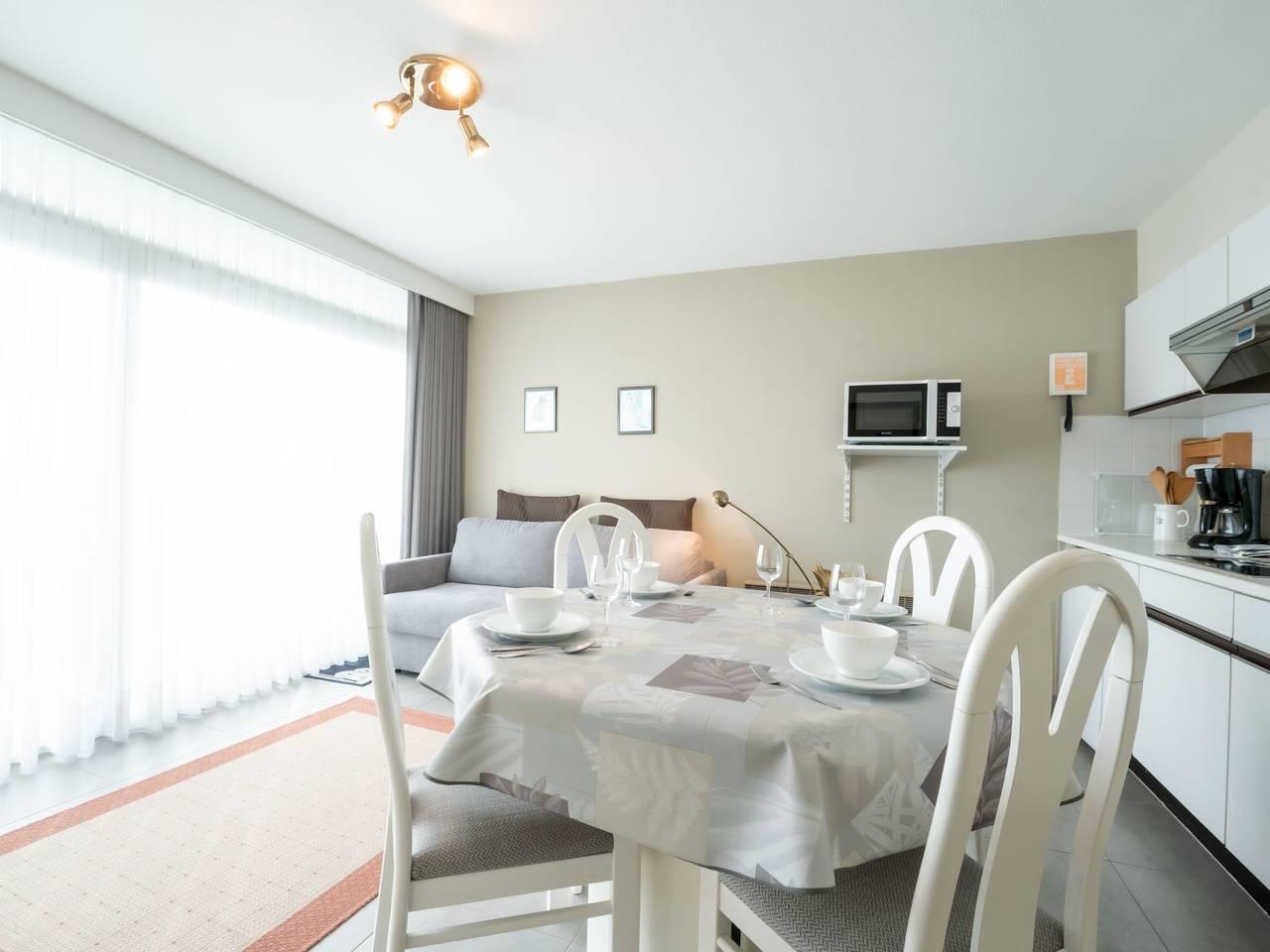 Vakantieappartement met 1 slaapkamer en balkon in Bredene, Belgische Kust, België voor 4 personen foto 23