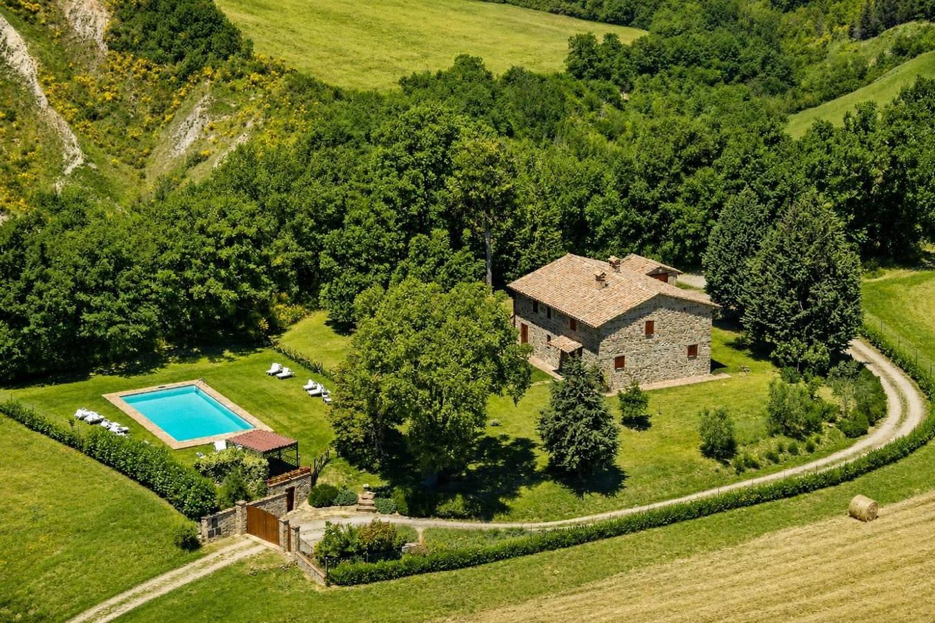Vakantiehuis met privézwembad en zwembad in Radicofani, Val d'Orcia, Italië voor 10 personen foto 19