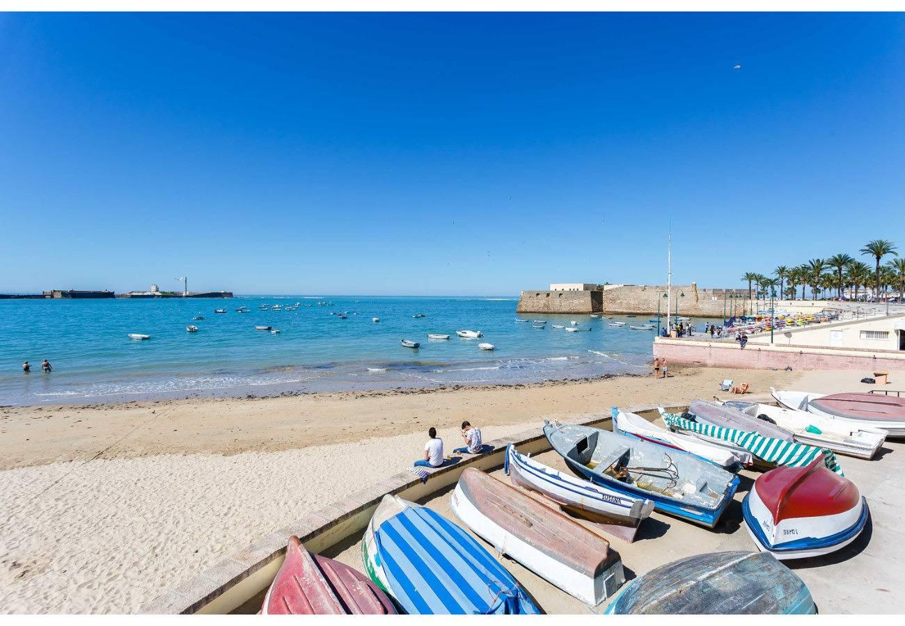 Terraza Caleta Beach Home in La Vina, Cádiz, Spanje voor 6 personen foto 22