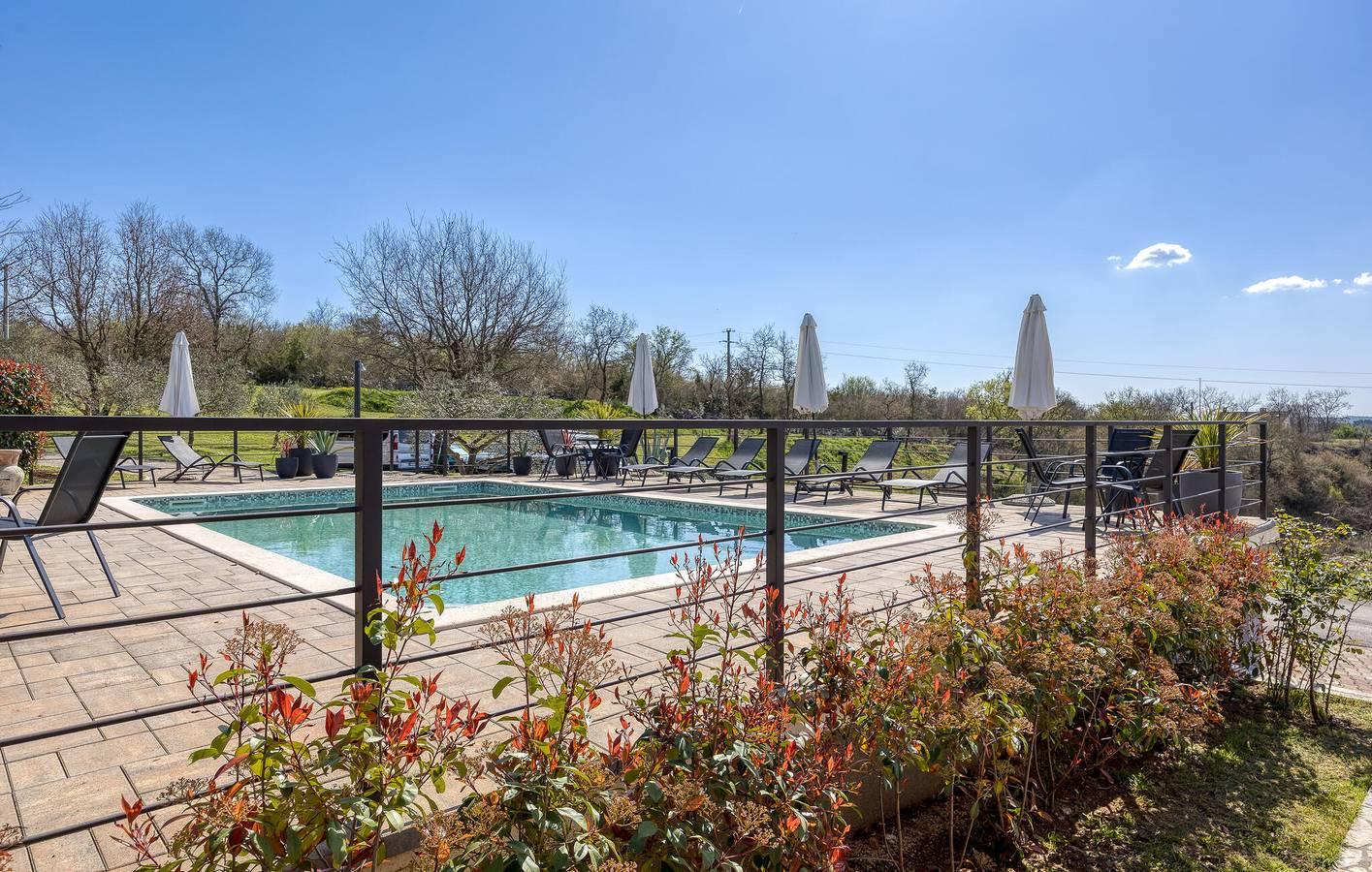 Charmant appartement met zwembad, wifi en terras in de buurt van Matohanci in Centraal Istrië, Kroatië voor 4 personen foto 23