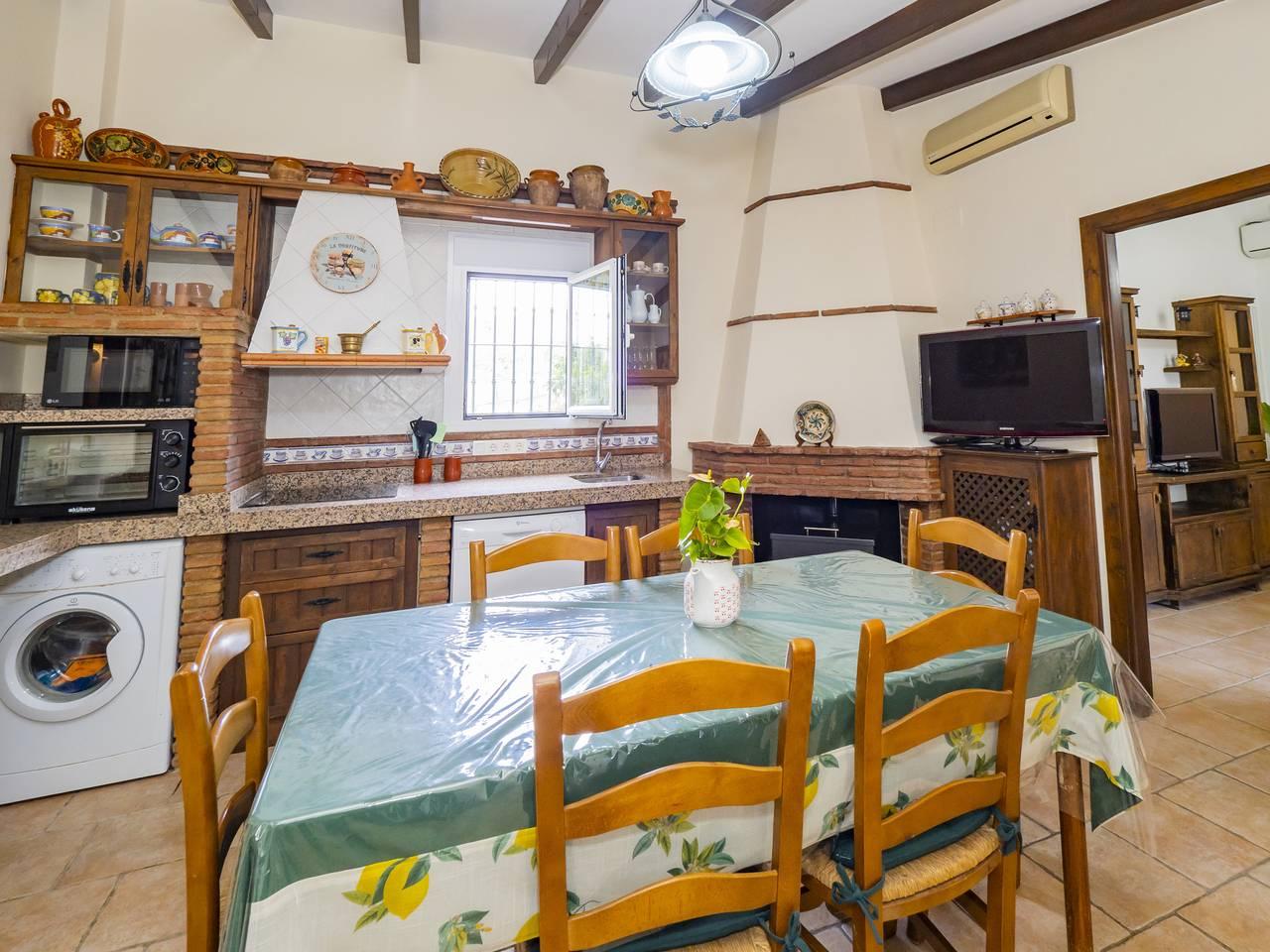 Cubo's Casa Palmar de la Zarza in Pizarra, Málaga Provincie, Spanje voor 8 personen foto 22