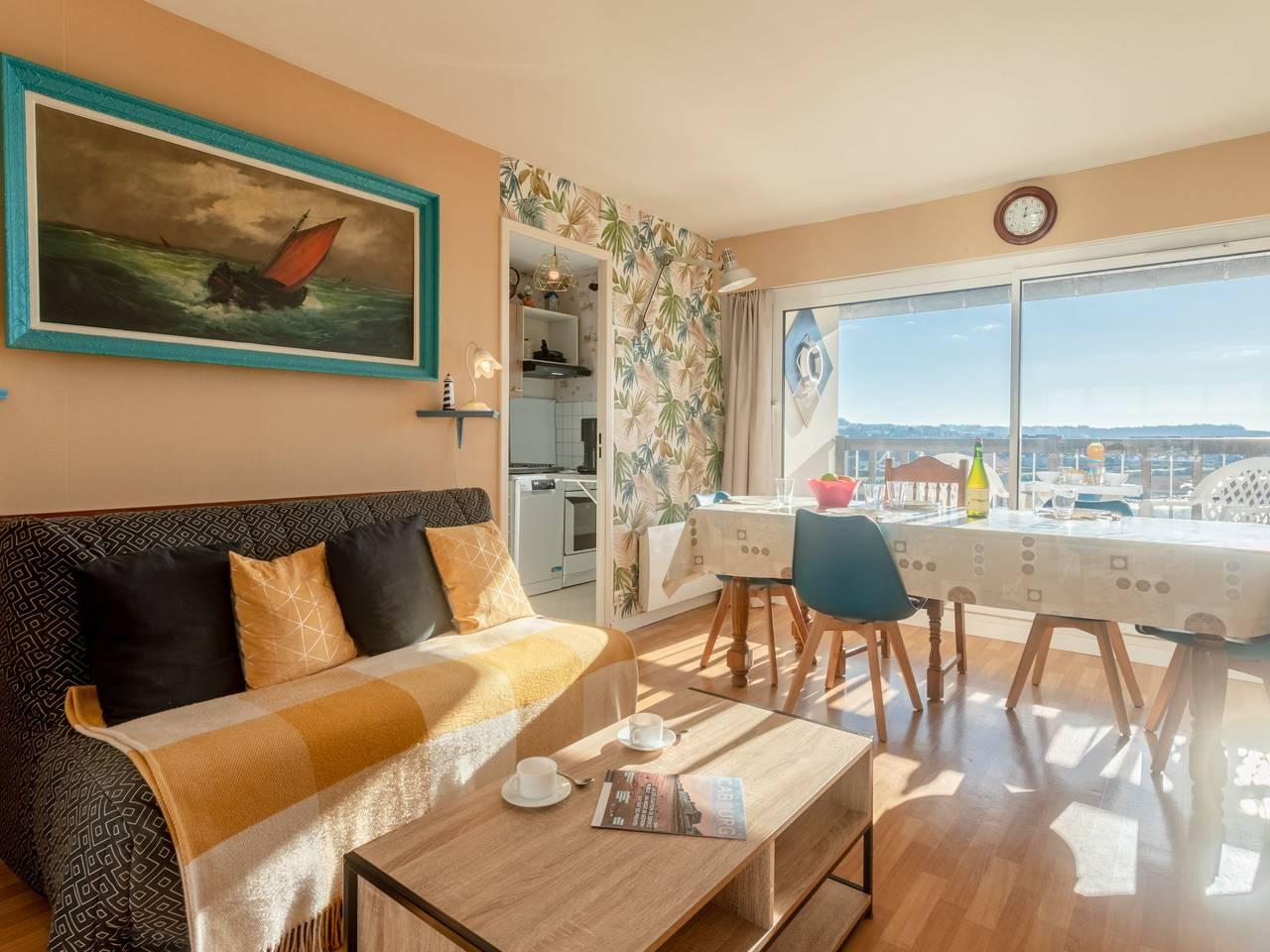 Vakantieappartement met binnenzwembad en zwembad in Cabourg, Frankrijk voor 4 personen foto 2