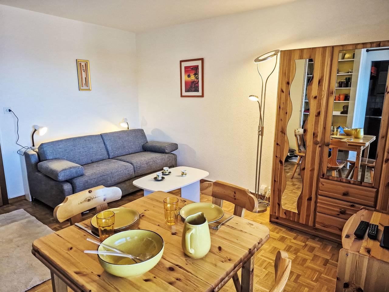 Vakantieappartement met sauna en binnenzwembad in Randogne, Zwitserland voor 2 personen foto 3