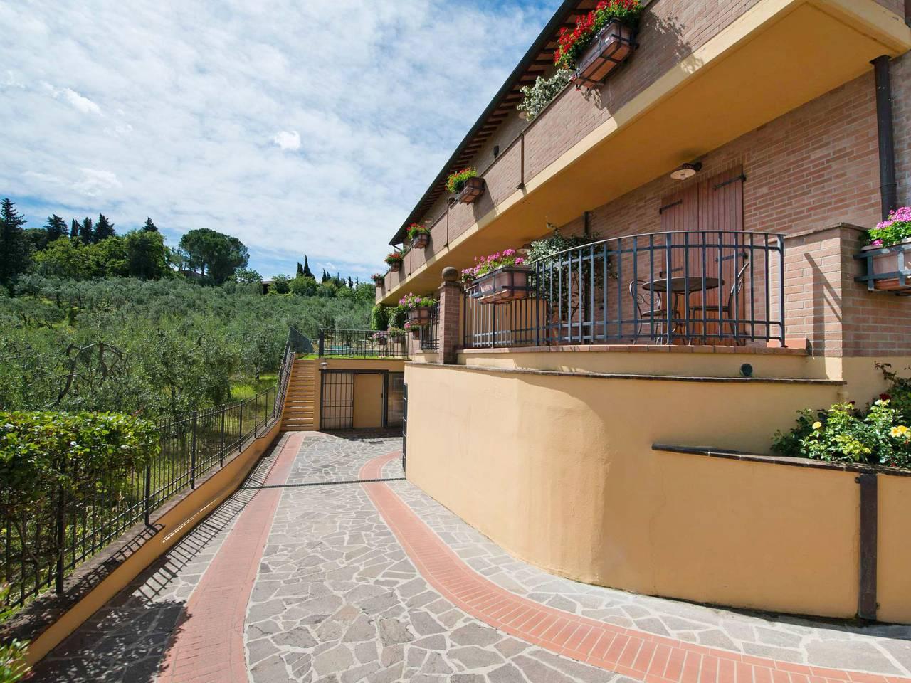 Vakantieappartement met hond toegestaan en airconditioning in Pancole, San Gimignano, Italië voor 4 personen foto 21