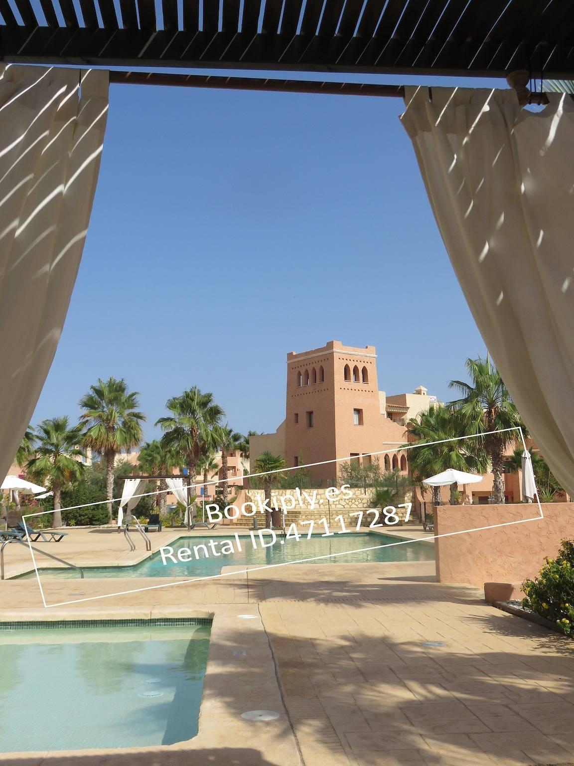 Kasbah del Puerto Rey Precioso Bajó' met zwembad, Wi-Fi & tuin in Playas de Vera, Vera, Spanje voor 6 personen foto 19