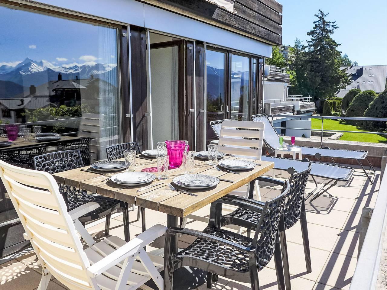 Vakantieappartement met sauna en binnenzwembad in Crans-Montana, Zwitserland voor 2 personen foto 19