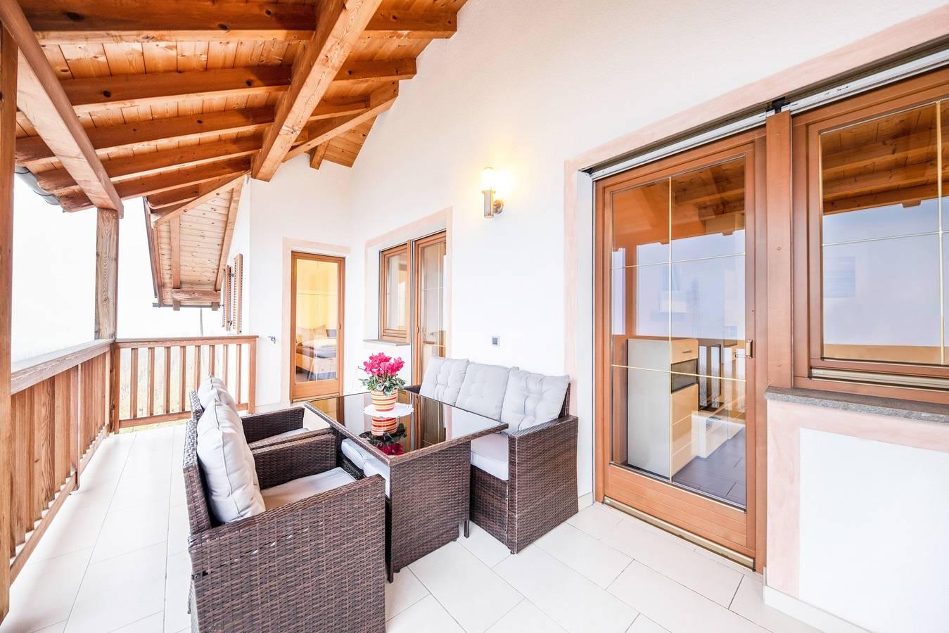 Appartement "Huck" met bergzicht, balkon & wifi in Karneid, Rosengarten-Latemar, Italië voor 6 personen foto 24