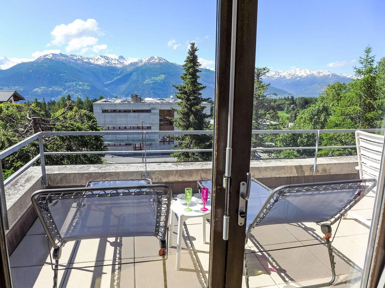 Vakantieappartement met sauna en binnenzwembad in Crans-Montana, Zwitserland voor 2 personen foto 22