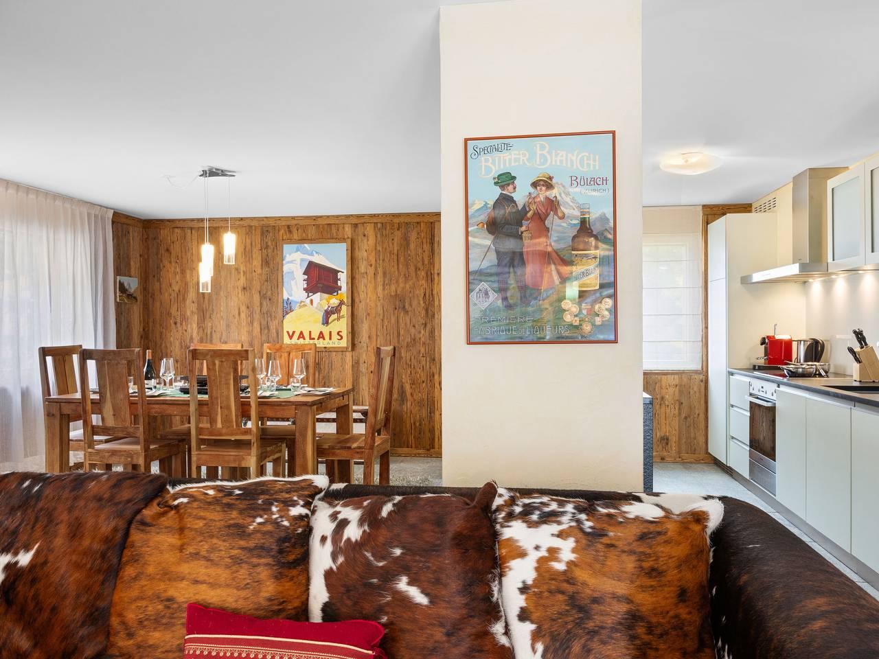 Vakantieappartement met sauna en 3 slaapkamers en balkon in Zermatt, Walliser Alpen, Zwitserland voor 6 personen foto 20