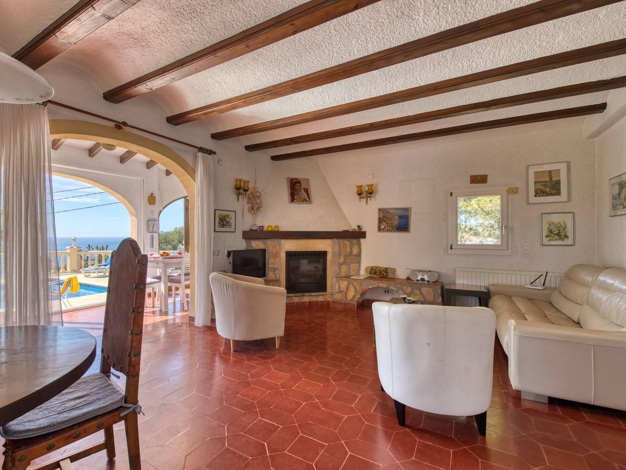 Vakantiehuis met privézwembad en zeezicht in Granadella, Jávea, Spanje voor 6 personen foto 6