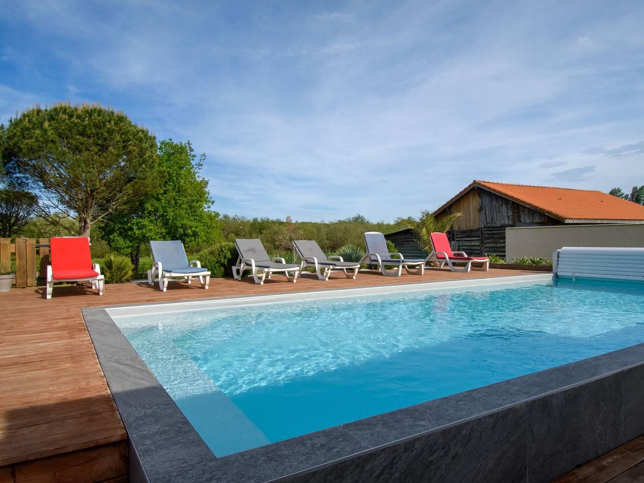 Vakantiehuis met privézwembad en zwembad in Lit-et-Mixe, Côte d’Argent, Frankrijk voor 6 personen foto 22