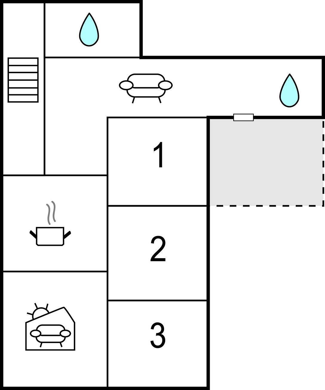 Appartement op de begane grond met terras, keuken & WiFi! in Bagni Jolanda, Moneglia, Italië voor 10 personen foto 22