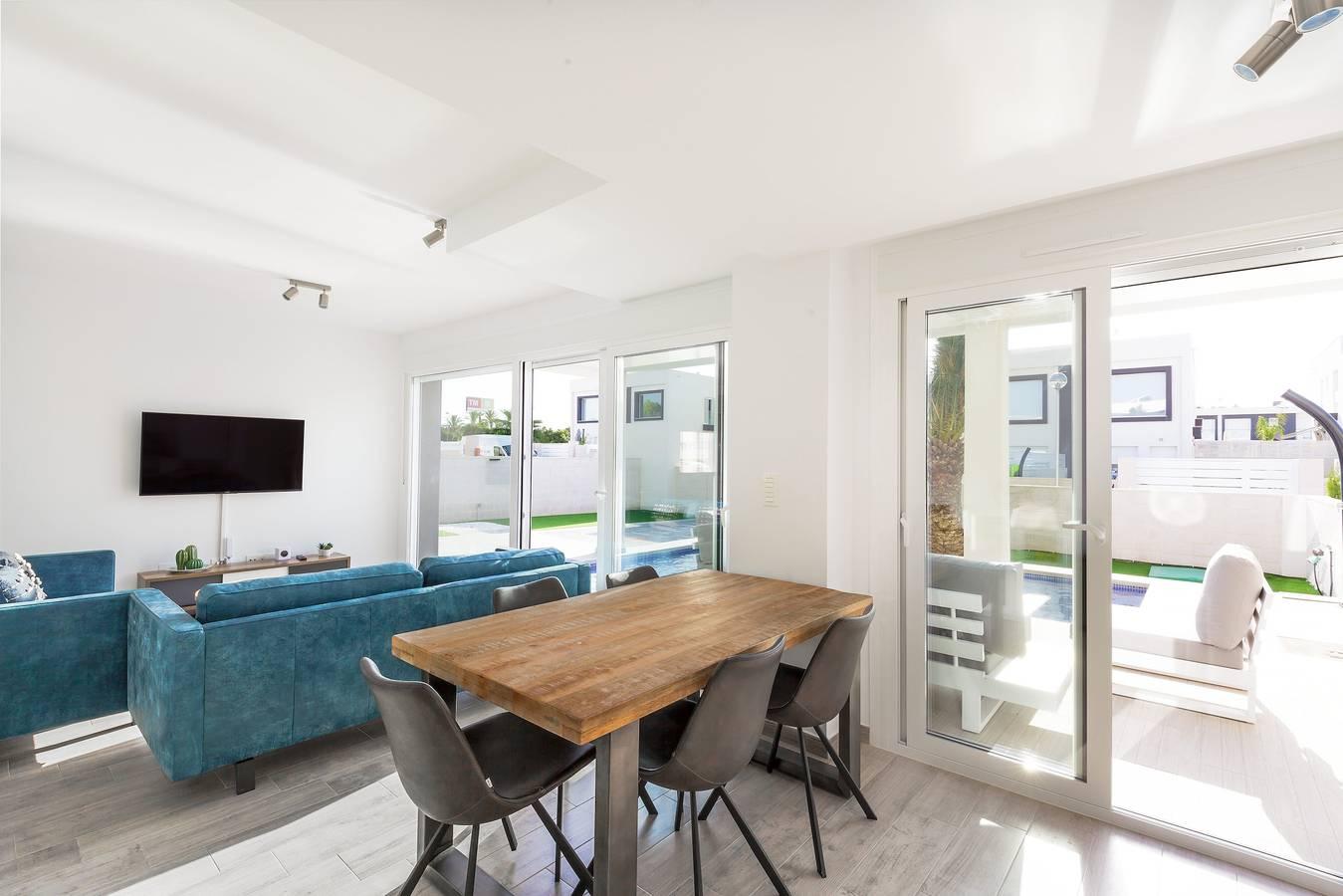 Vakantiehuis "Casa Bos Dolphin Pool Jacuzzi 6P" met Wi-Fi, airco in Santa Pola, Costa Blanca, Spanje voor 6 personen foto 20