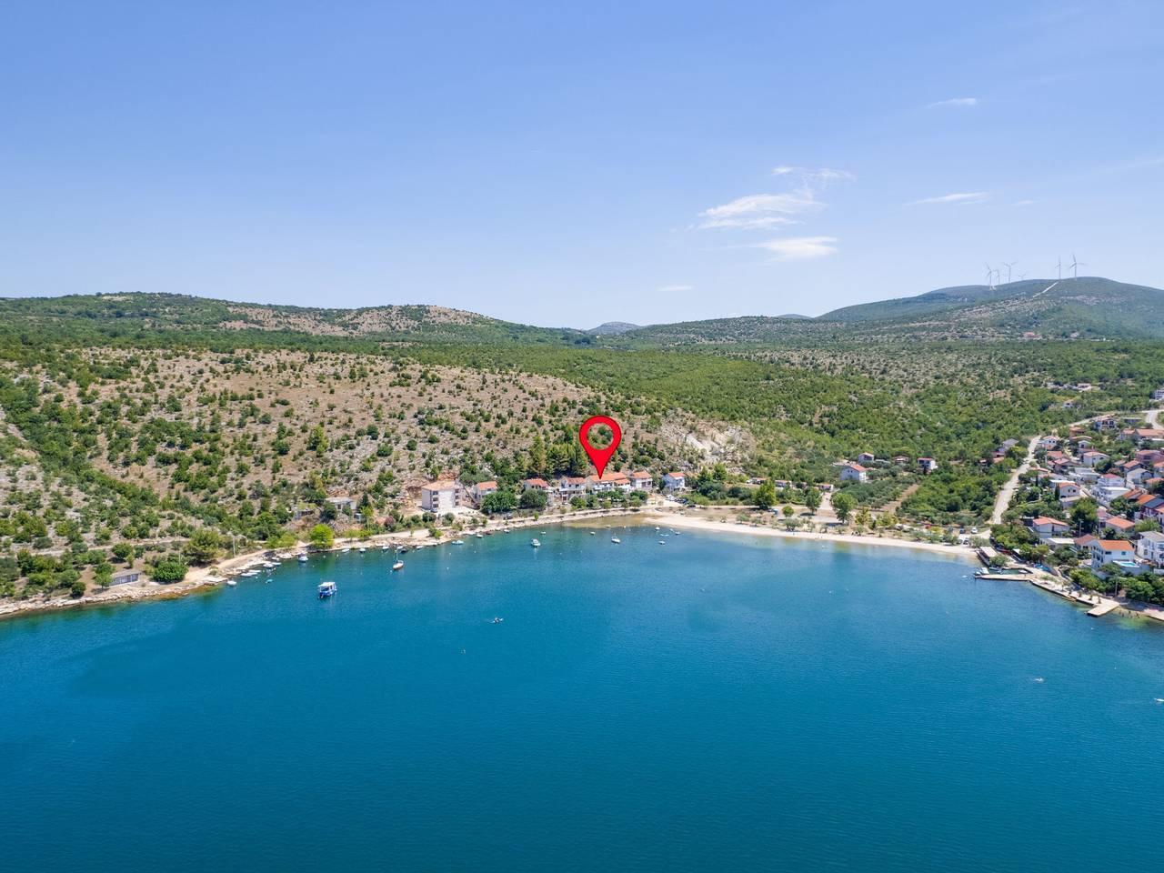 Vakantieappartement met zeezicht en airconditioning in Obrovac, Zadar, Kroatië voor 3 personen foto 24