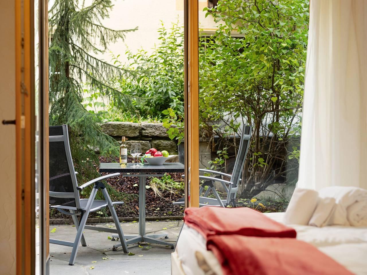 Vakantieappartement met sauna en 1 slaapkamer en terras in Zermatt, Walliser Alpen, Zwitserland voor 2 personen foto 14