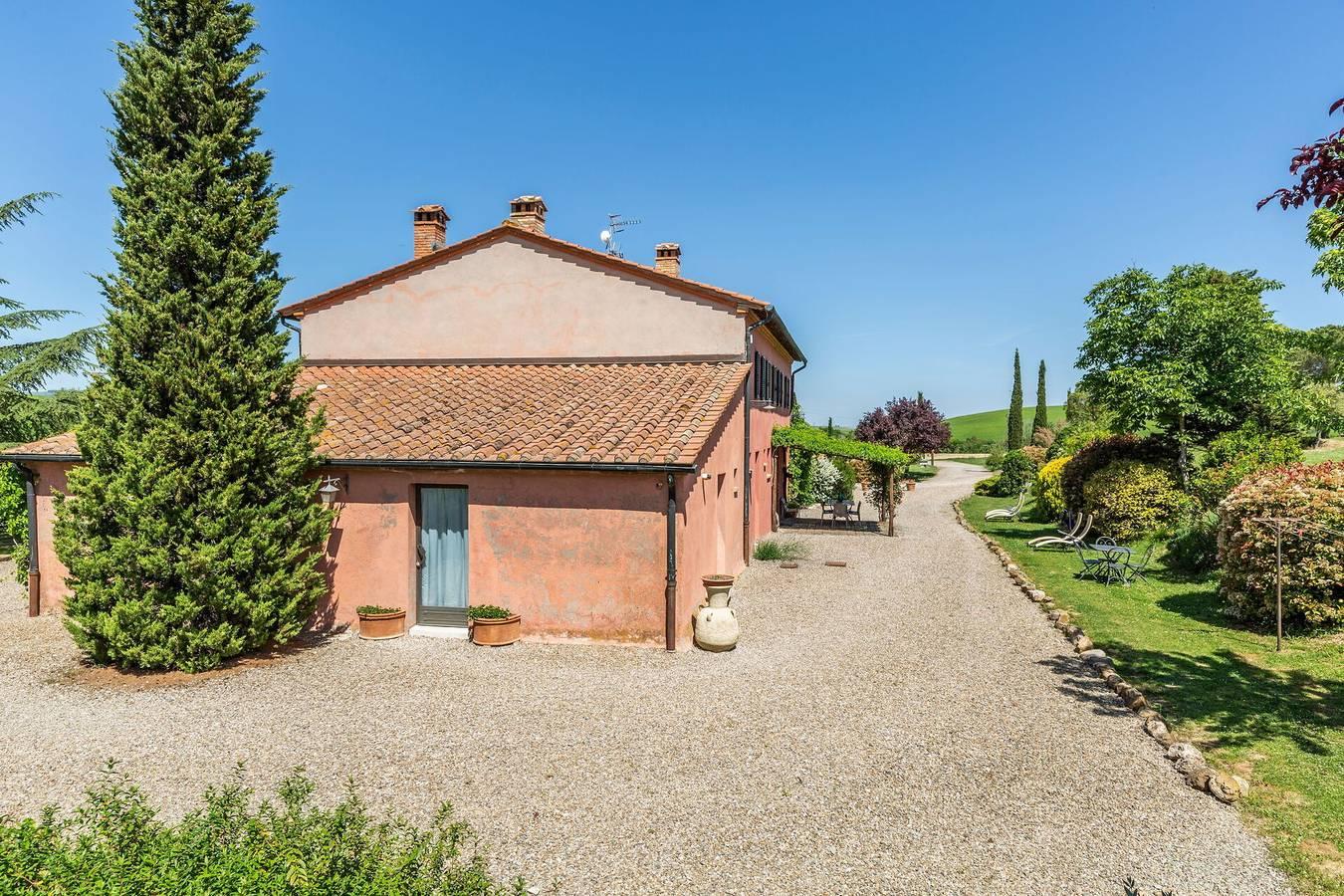 Villa Castiglione in Castiglione d'Orcia region, Val d'Orcia, Italië voor 16 personen foto 23