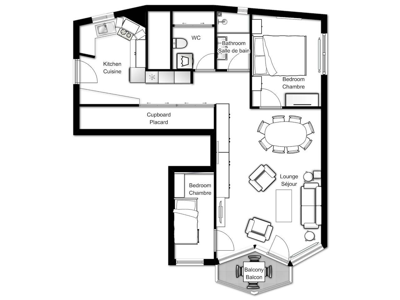 Vakantieappartement in Chamonix, Frankrijk voor 5 personen foto 15