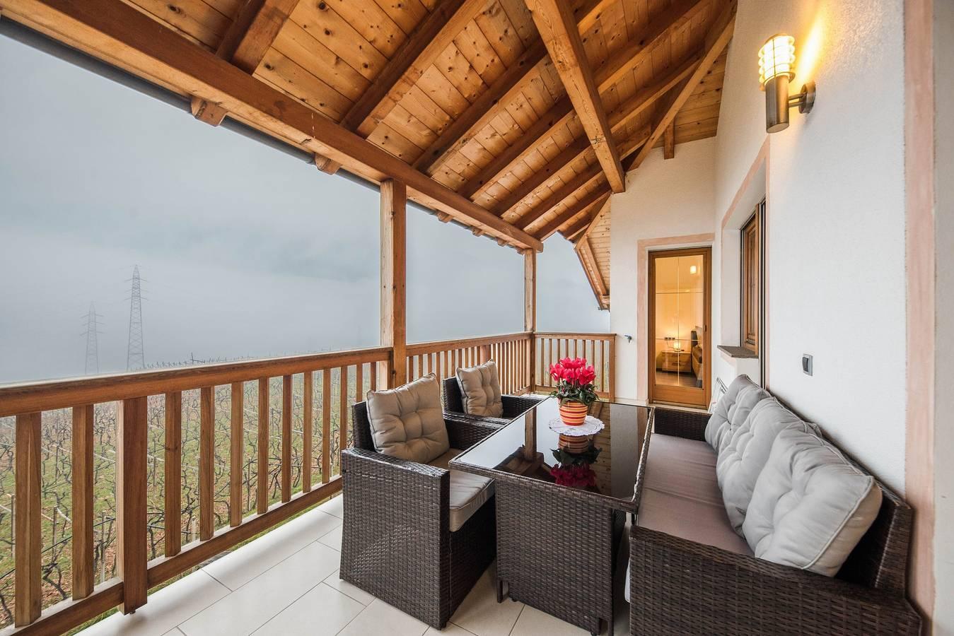 Appartement "Huck" met bergzicht, balkon & wifi in Karneid, Rosengarten-Latemar, Italië voor 6 personen foto 23