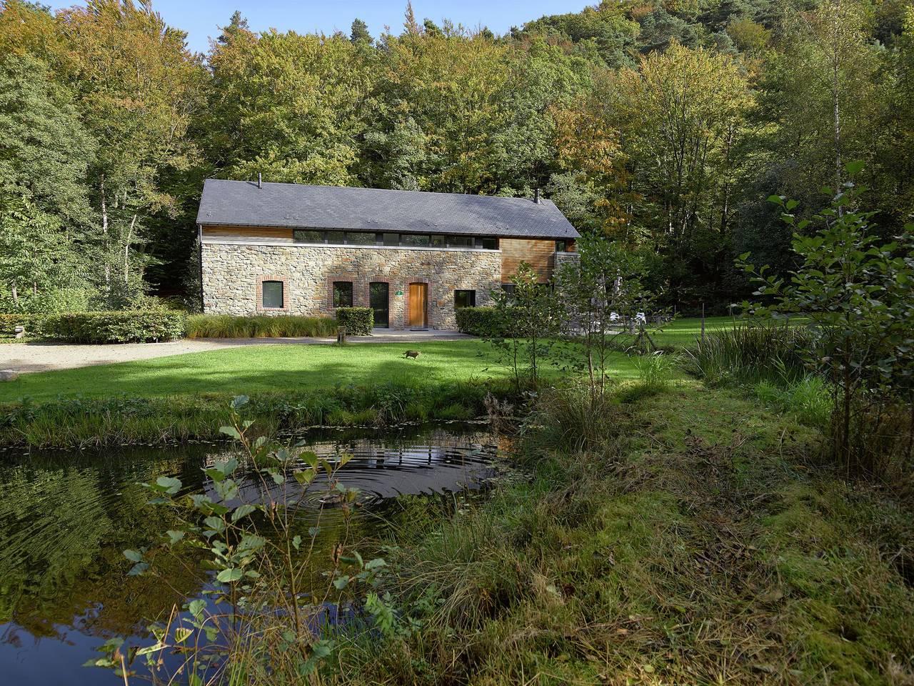 Jalhay Pondside Forest Home in Jalhay, Natuurgebied Hautes Fagnes, België voor 9 personen foto 23