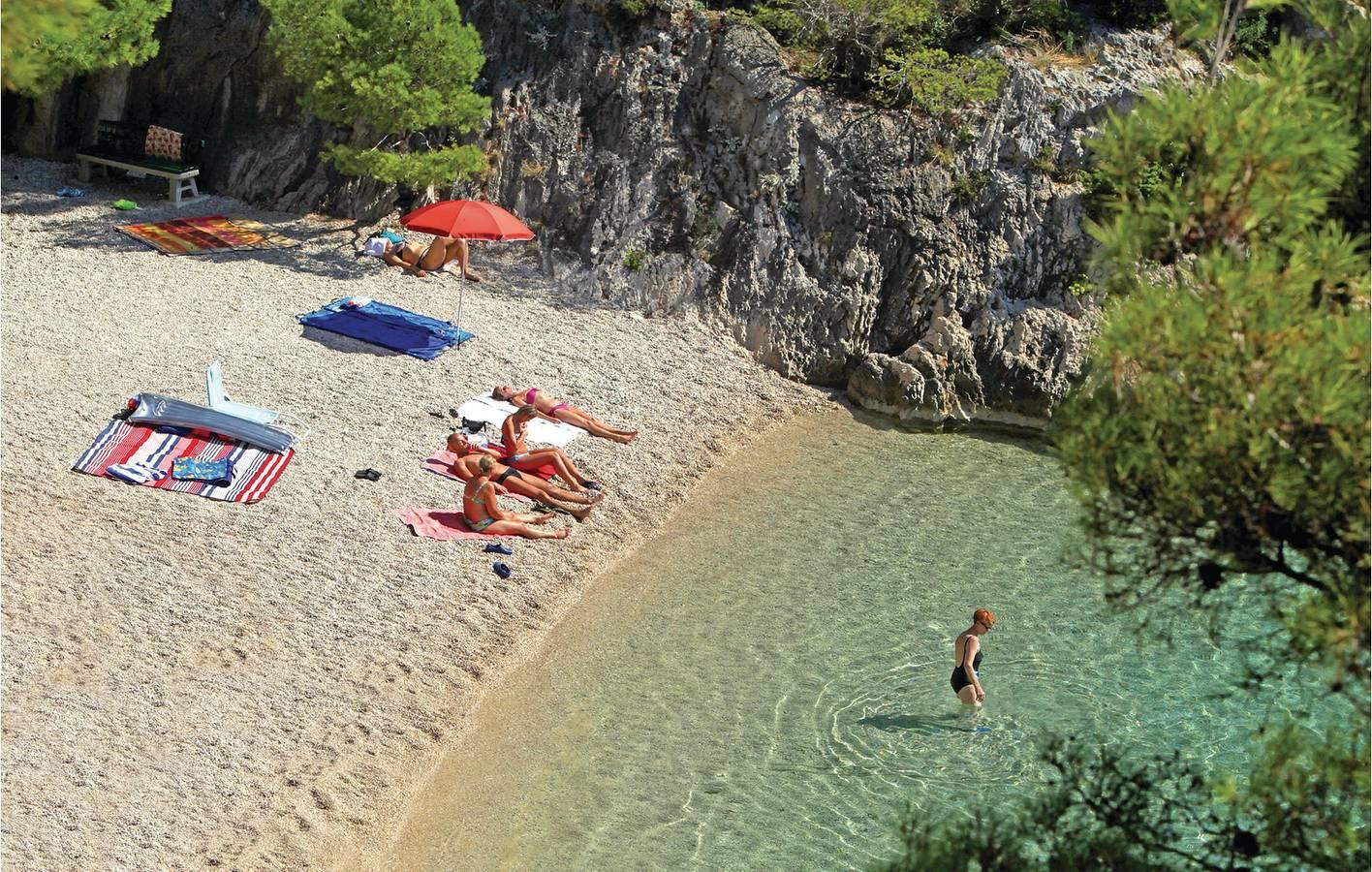 Gezellig appartement met 2 slaapkamers, terras, wifi in Zagvozd, Makarska Riviera, Kroatië voor 5 personen foto 23