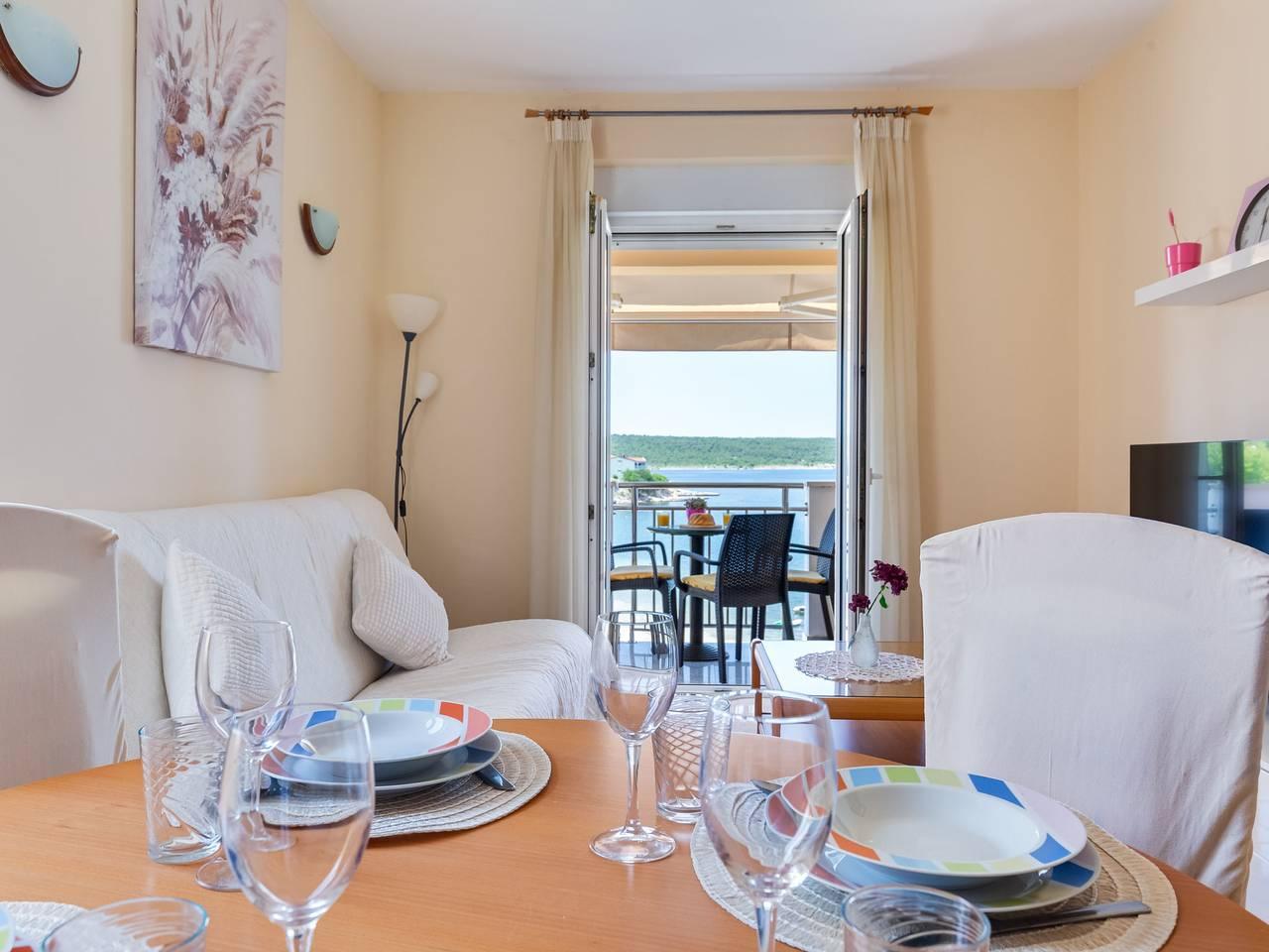 Vakantieappartement met zeezicht en airconditioning in Obrovac, Zadar, Kroatië voor 3 personen foto 19