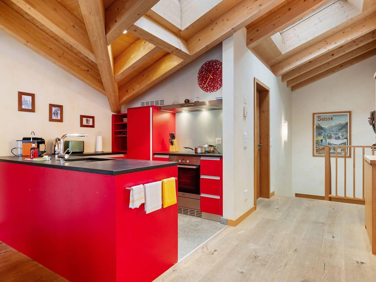 Vakantieappartement met sauna en 3 slaapkamers en balkon in Zermatt, Walliser Alpen, Zwitserland voor 6 personen foto 21