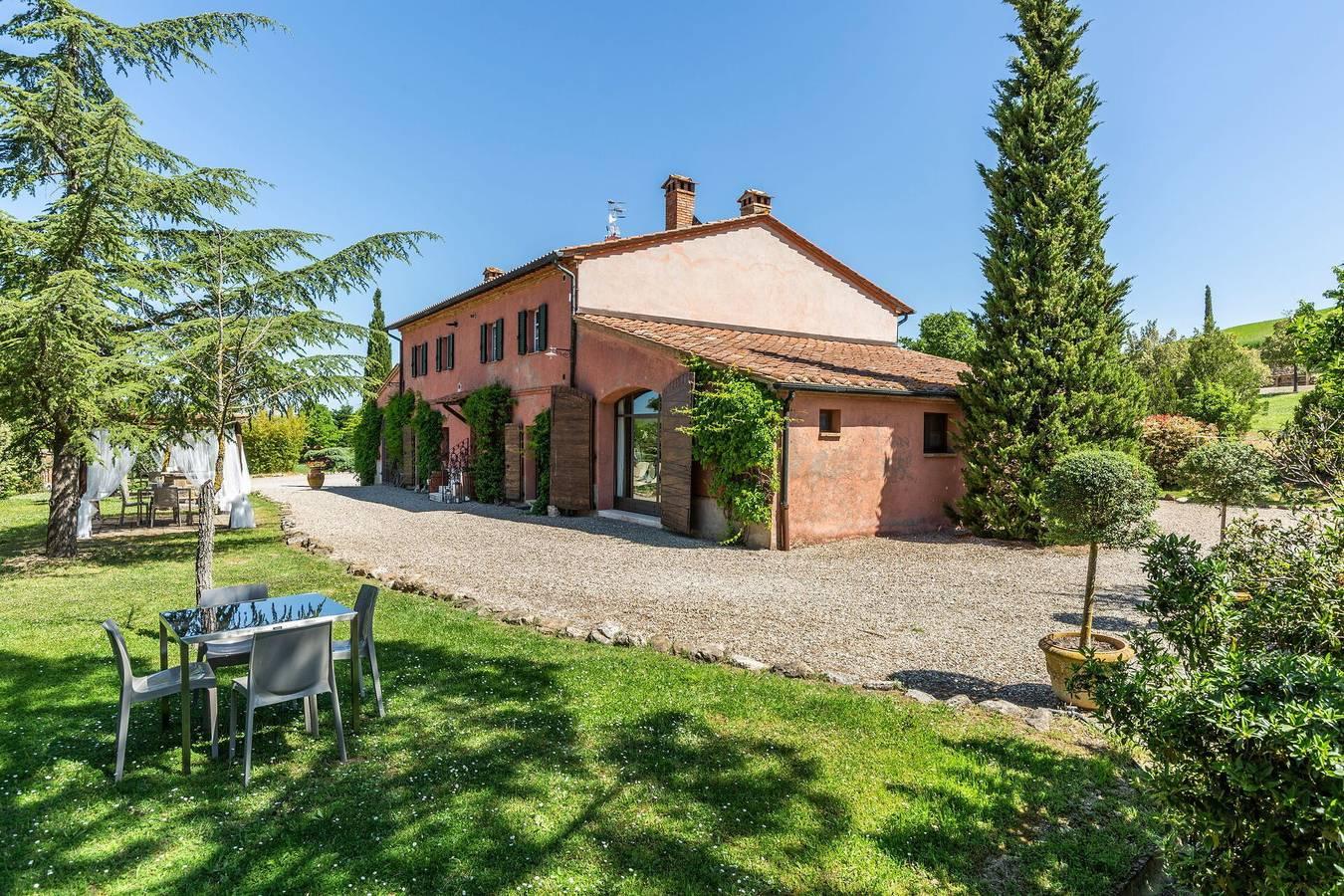 Villa Castiglione in Castiglione d'Orcia region, Val d'Orcia, Italië voor 16 personen foto 19