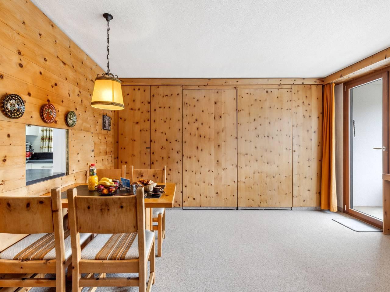 Vakantieappartement met sauna en binnenzwembad in Flüelapass, Davos, Zwitserland voor 4 personen foto 10