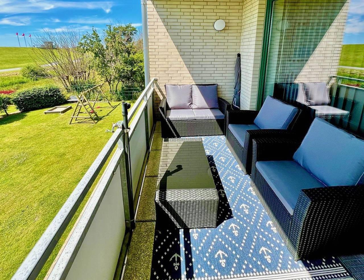 Vakantieappartement met sauna en 1 slaapkamer en balkon in Büsum, Dithmarschen, Duitsland voor 2 personen foto 23