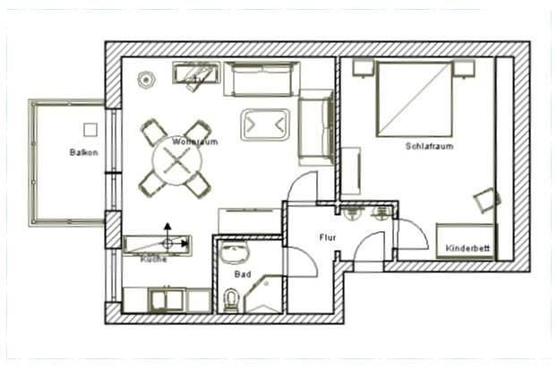 Vakantieappartement met 45 m², 1 slaapkamer en balkon in Wangerooge, Duitsland voor 2 personen foto 23