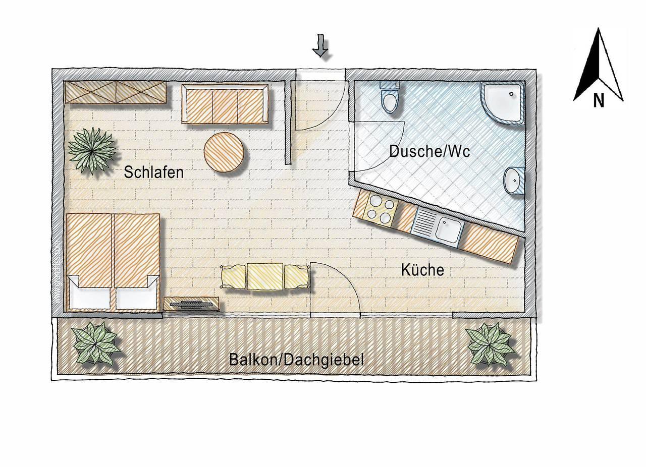 Vakantieappartement in Zwaben, Duitsland voor 2 personen foto 9