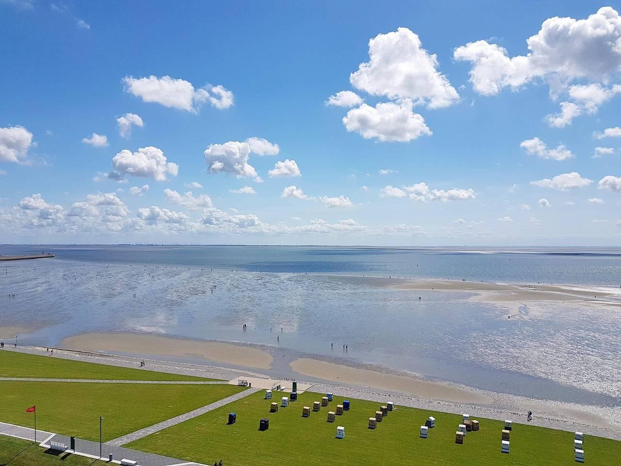 Wohnung "Meeresrauschen", Meerblick im Hochhaus in Büsum, Dithmarschen, Duitsland voor 2 personen foto 24