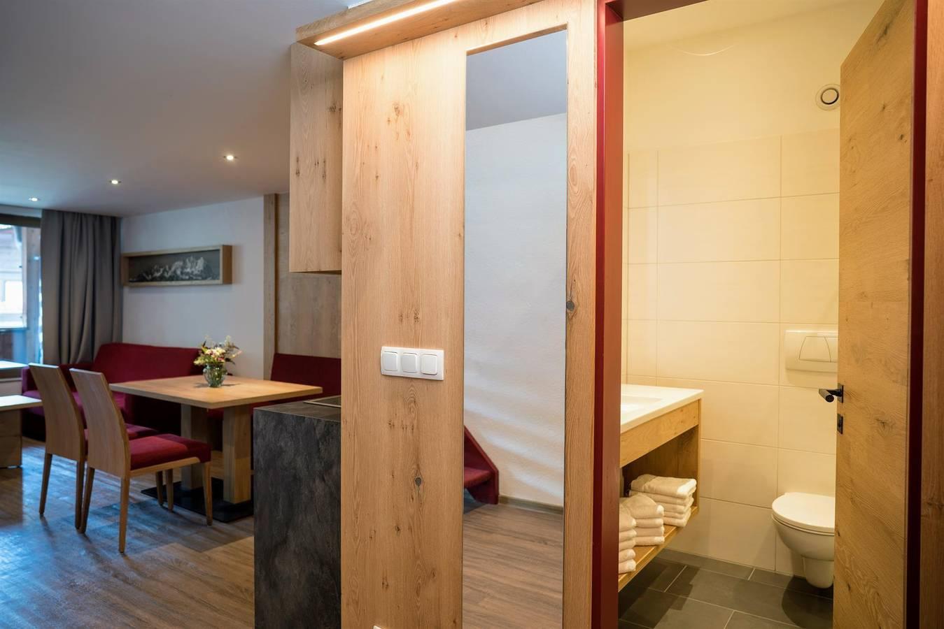 Appartement, douche of bad, Wc met 2 slaapkamers en zwembad in Söll, Kaisergebirge, Oostenrijk voor 6 personen foto 20