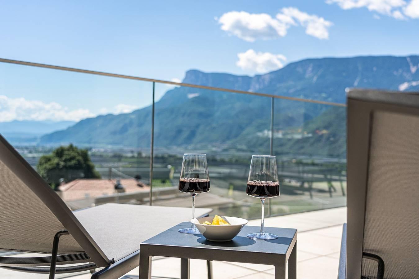 Appartement "Videre Penthouse Lodge" met Uitzicht op de Bergen in Gargazon, Sarntaler Alpen, Italië voor 4 personen foto 20