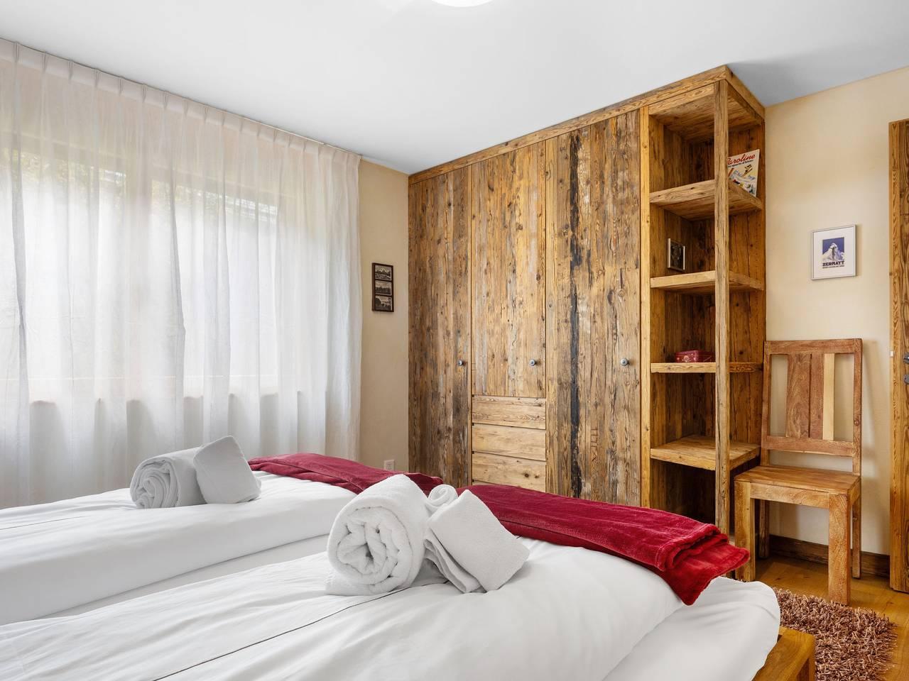 Vakantieappartement met sauna en 3 slaapkamers en balkon in Zermatt, Walliser Alpen, Zwitserland voor 6 personen foto 22